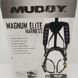 Muddy Magnum Elite Safety Harness One Size Tree Stand Hunting Gear Lightweight